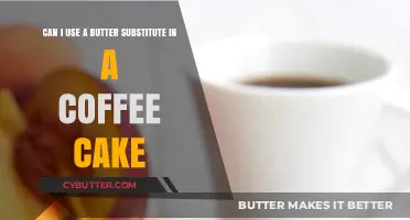 Exploring Butter Substitutes in Coffee Cake: A Delicious Possibility?