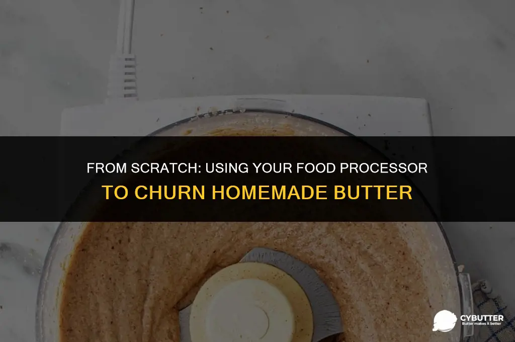 can i use a food processor to make butter