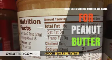 Decoding Peanut Butter Labels: Can You Use a Generic One?