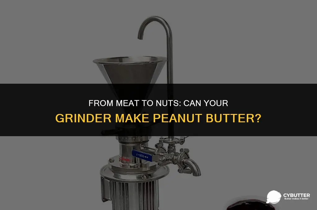 can i use a meat grinder to make peanut butter