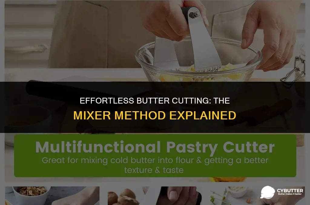 can i use a mixer to cut in butter