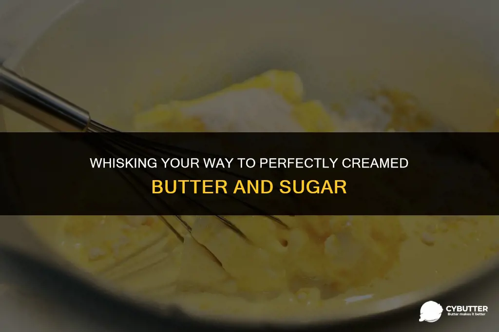can i use a whisk to cream butter and sugar