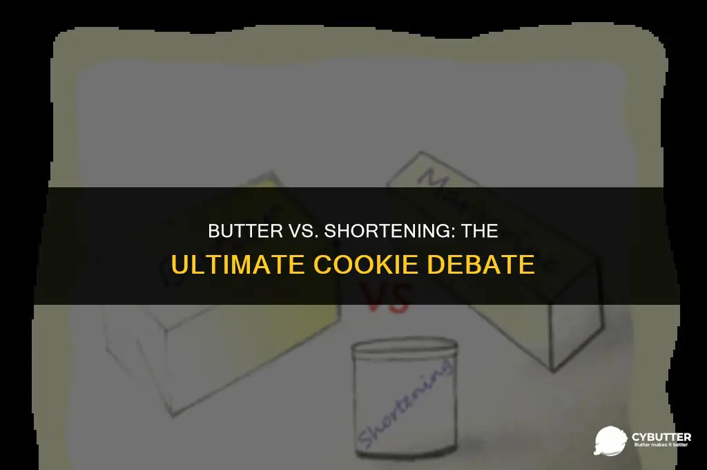 can i use all butter in cookies instead af shortning