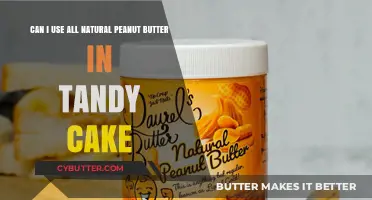 Natural Peanut Butter in Tandy Cake: A Delicious Possibility?