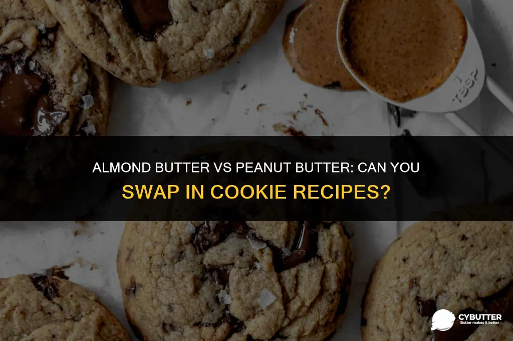 can i use almond butter in peanut butter cookie recipe