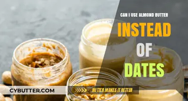 Almond Butter vs. Dates: A Nutty Substitute in Your Recipes