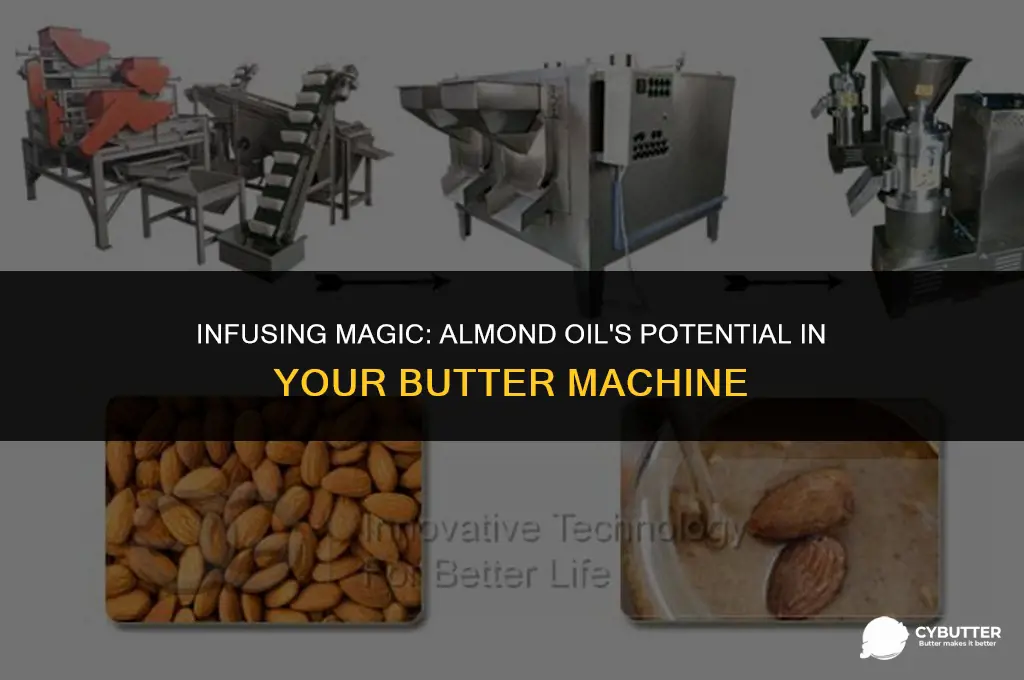 can i use almond oil in my magical butter machine
