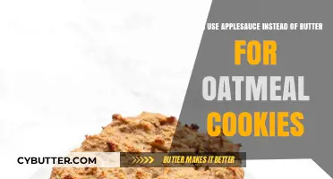 Substituting Applesauce for Butter in Oatmeal Cookies: A Healthier Twist