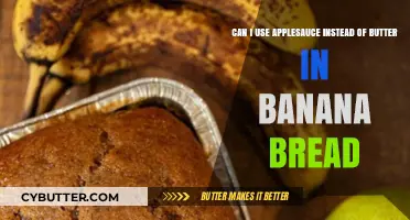 Substituting Applesauce for Butter in Banana Bread: A Healthier Twist