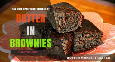 Substituting Applesauce for Butter in Brownies: A Healthier Twist