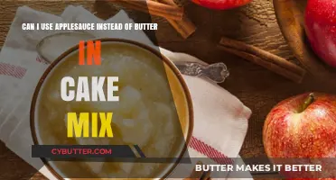 Substituting Applesauce for Butter in Cake Mix: A Healthier Baking Hack?
