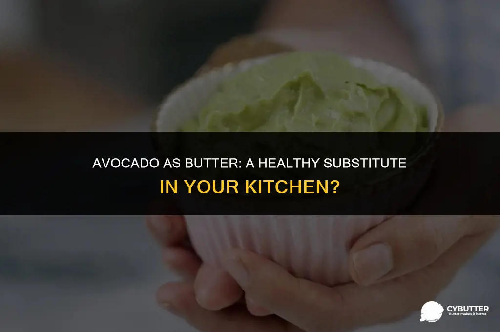 can i use avacado as a butter