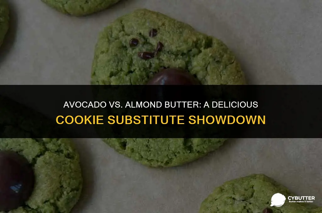 can i use avocado instead of almond butter in cookies