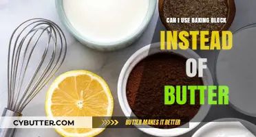 Baking Block vs. Butter: A Delicious Substitute in Your Recipes