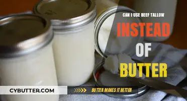 Substituting Beef Tallow for Butter: A Culinary Exploration