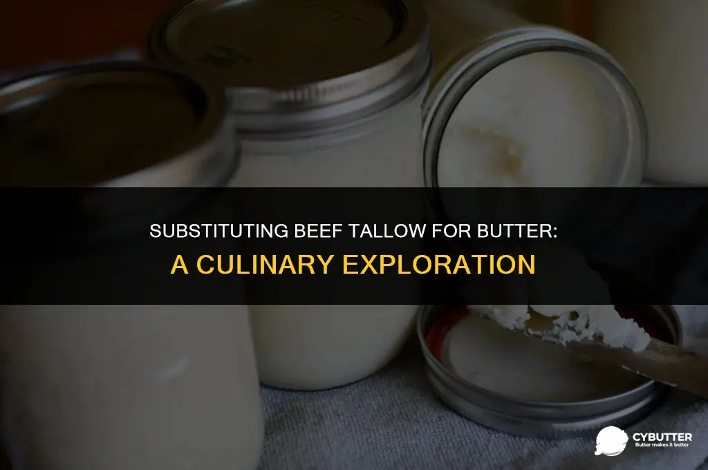 can i use beef tallow instead of butter