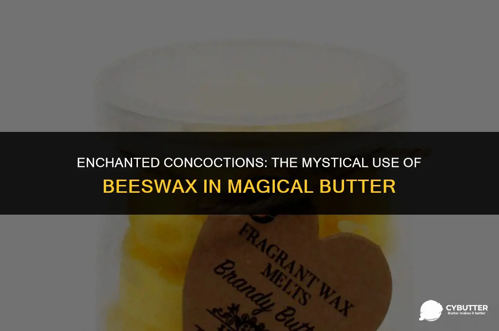 can i use beeswax in my magical butter