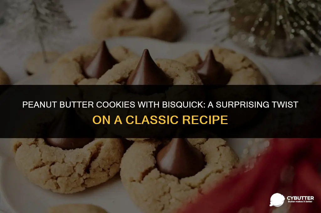 can i use bisquick to make peanut butter cookies