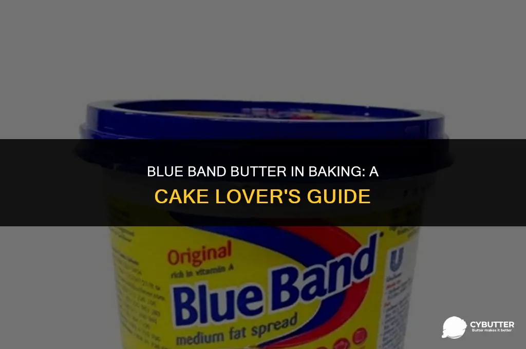 can i use blue band butter to bake cake