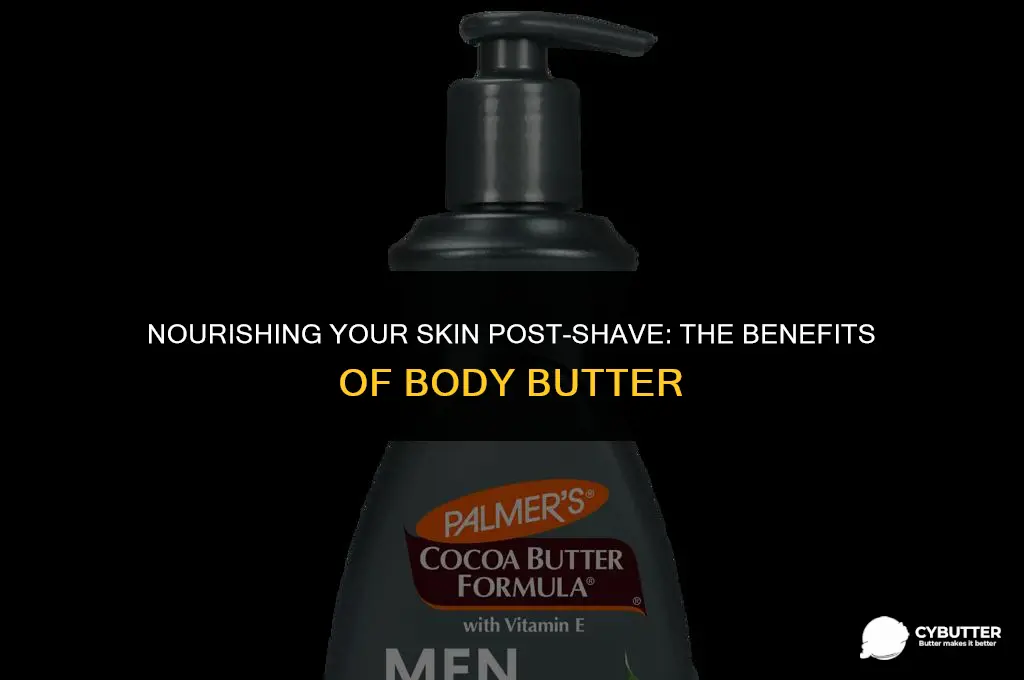 can i use body butter after shaving