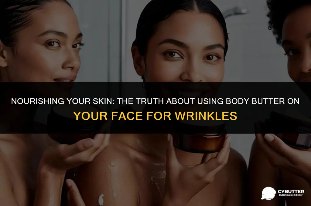 can i use body butter on my face for wrinkles