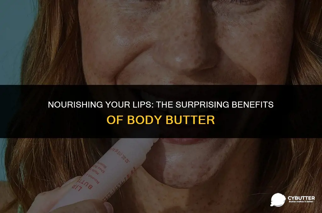can i use body butter on my lips