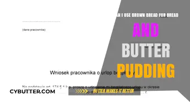 Delicious Twist: Brown Bread's Role in Bread and Butter Pudding