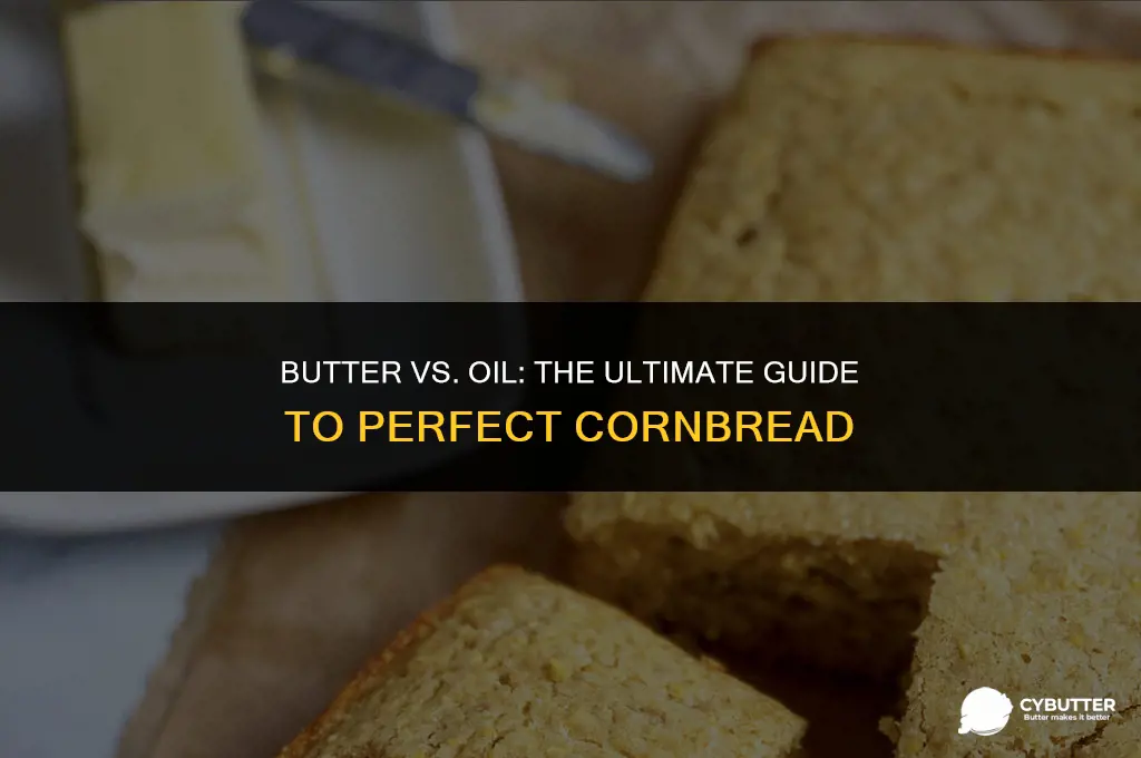can i use butter and oil for cornbread