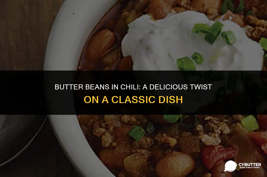 can i use butter beans in chilli