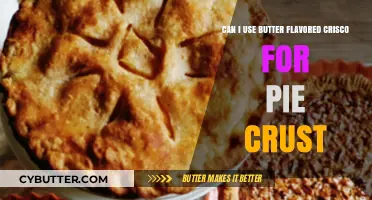 Butter-Flavored Crisco in Pie Crusts: A Tasty Substitute?