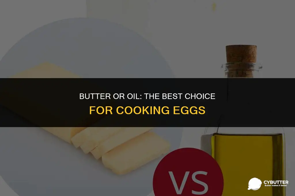 can i use butter for eggs