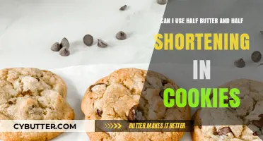 Butter or Shortening: Can You Mix Both in Your Cookie Recipe?