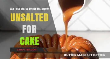 Sweet or Salty: Can You Substitute Salted Butter in Cake Recipes?