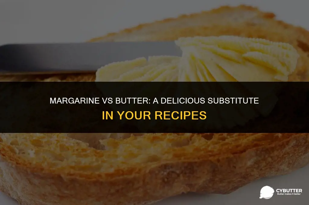 can margarine be substituted for butter in cooking