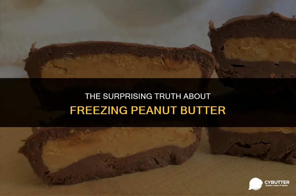 can peanut butter be frozen
