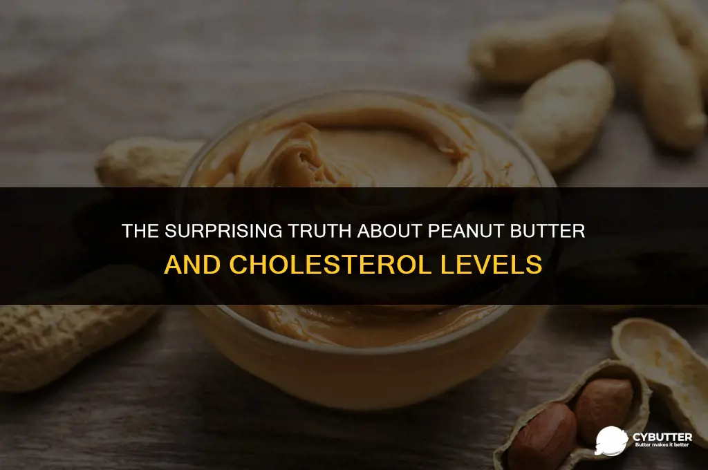 can peanut butter cause high cholesterol