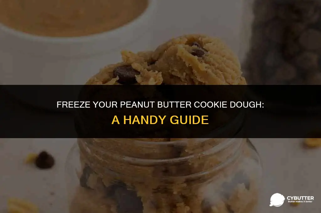 can peanut butter cookie dough be frozen