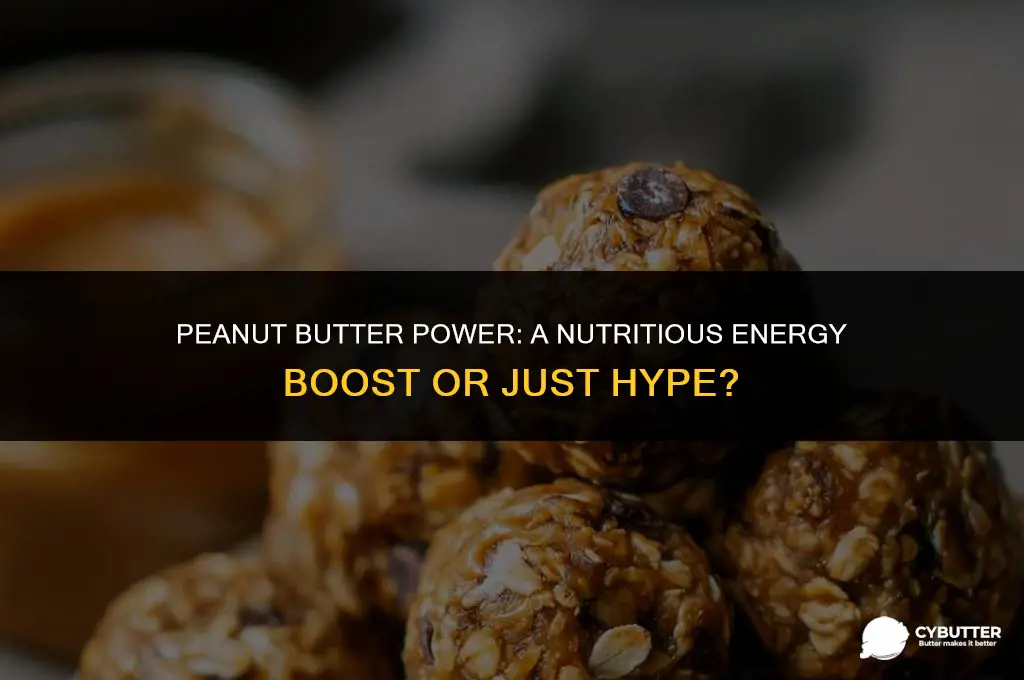 can peanut butter give you energy