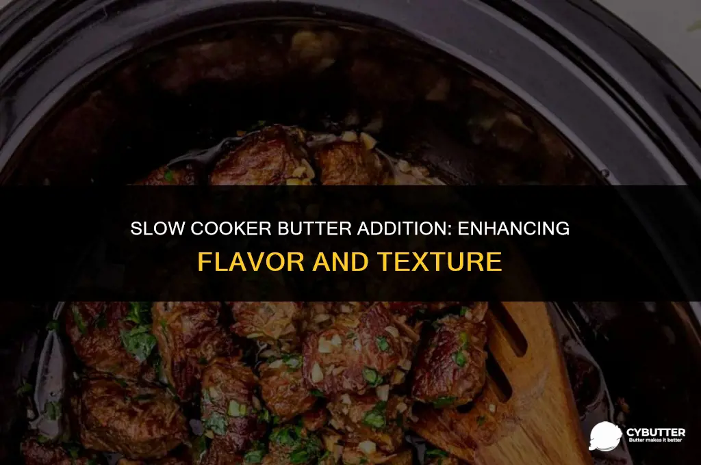 can you add butter to a slow cooker