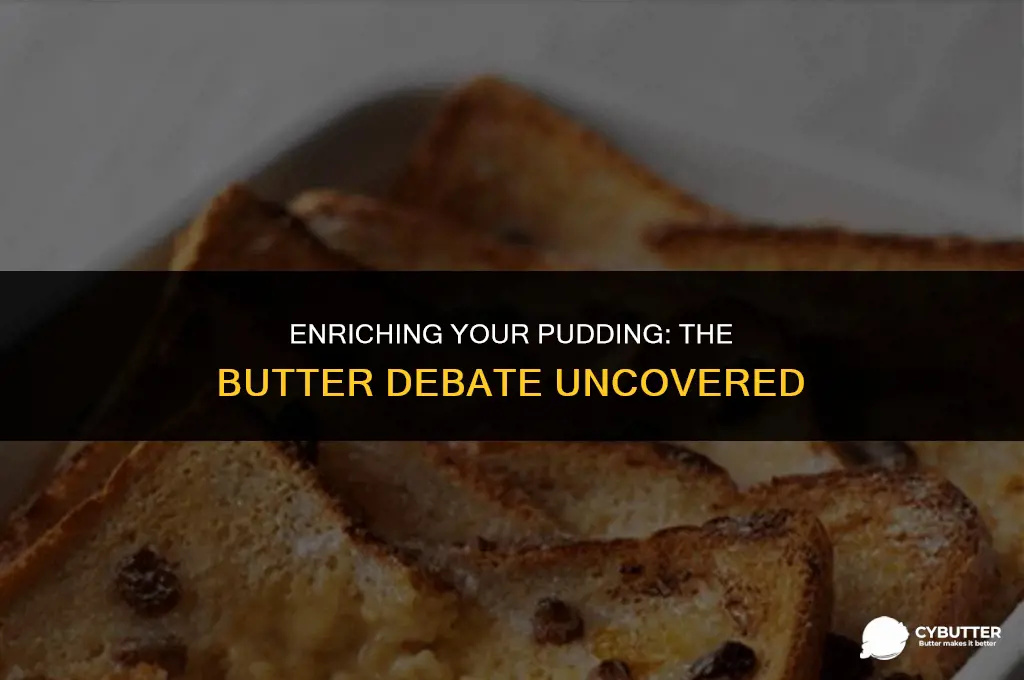 can you add butter to cook and serve pudding