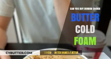 Indulge in Dunkin's Cookie Butter Cold Foam: A Sweet Treat Awaits!