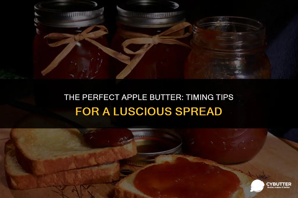 can you cook apple butter too long