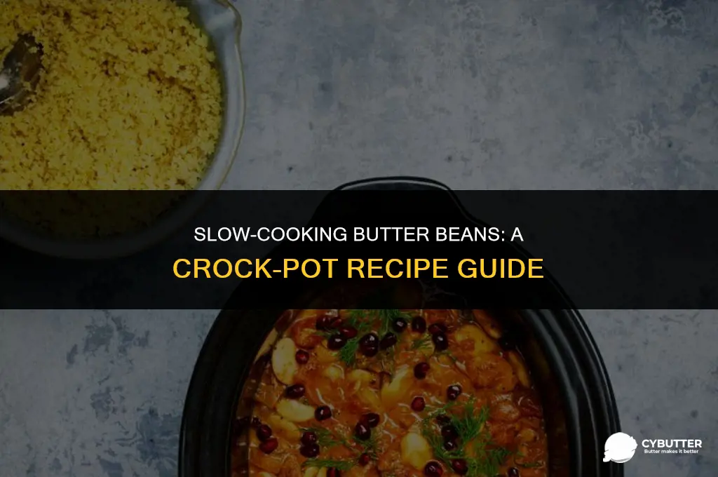 can you cook butter beans in a crock-pot