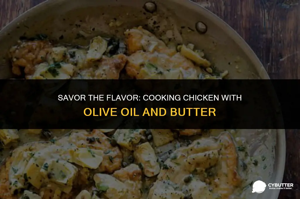 can you cook chicken with olive oil and butter