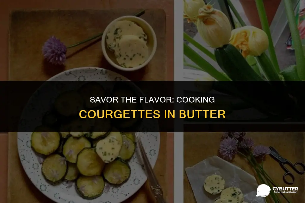 can you cook courgettes in butter