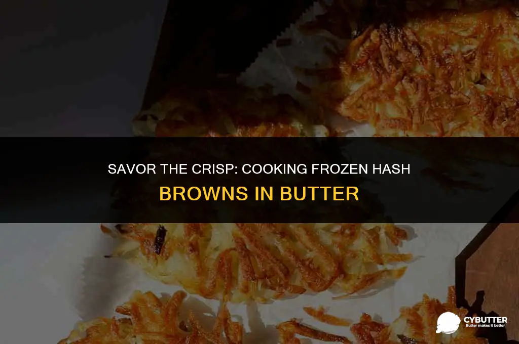 can you cook frozen hashbrowns in butter