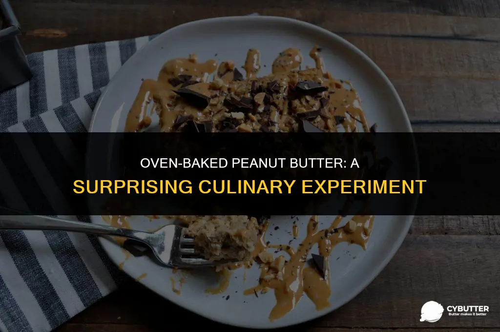 can you cook peanut butter in the oven