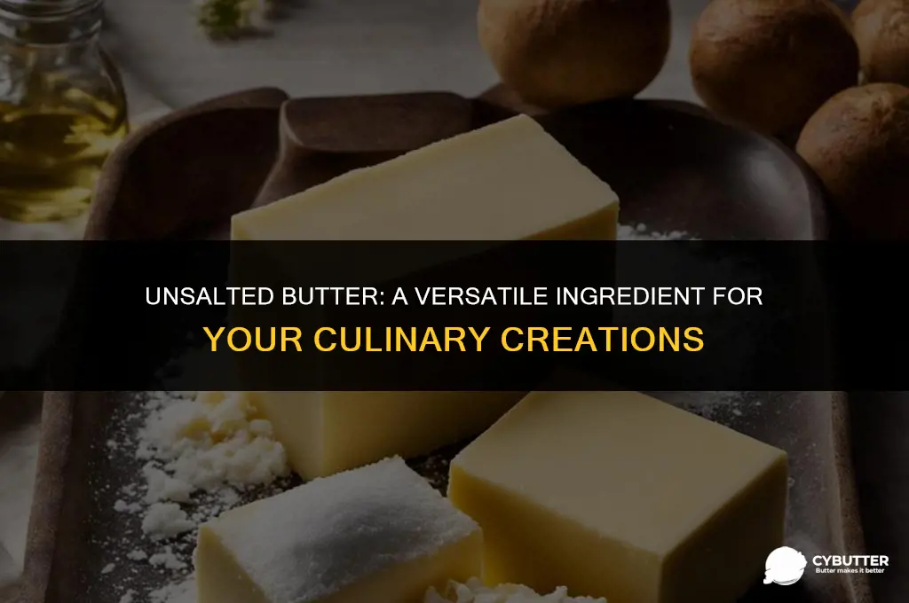 can you cook with unsalted butter