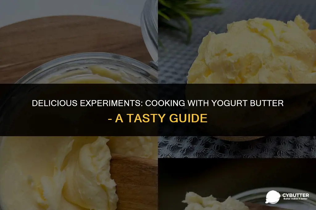 can you cook with yogurt butter
