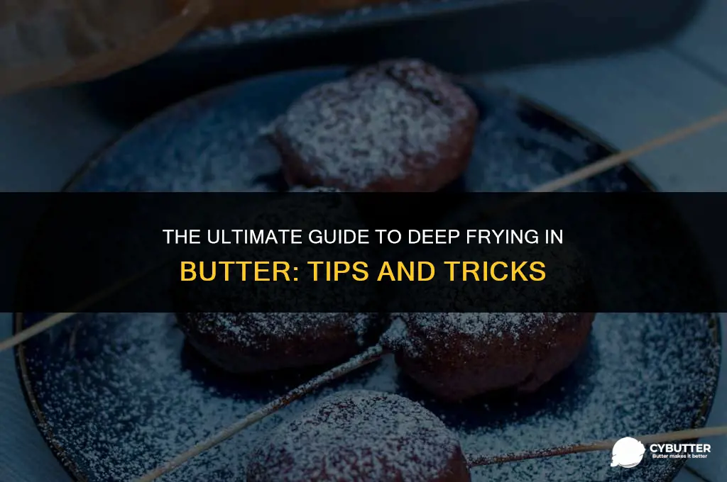 can you deep fry in butter